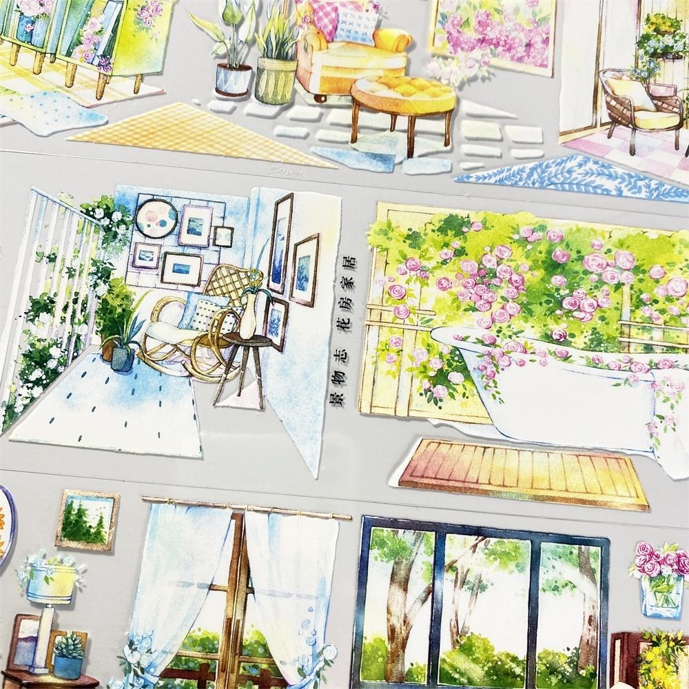 Floral Home PET Tape (One Cycle)