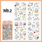 Playful Cat Planner Stickers