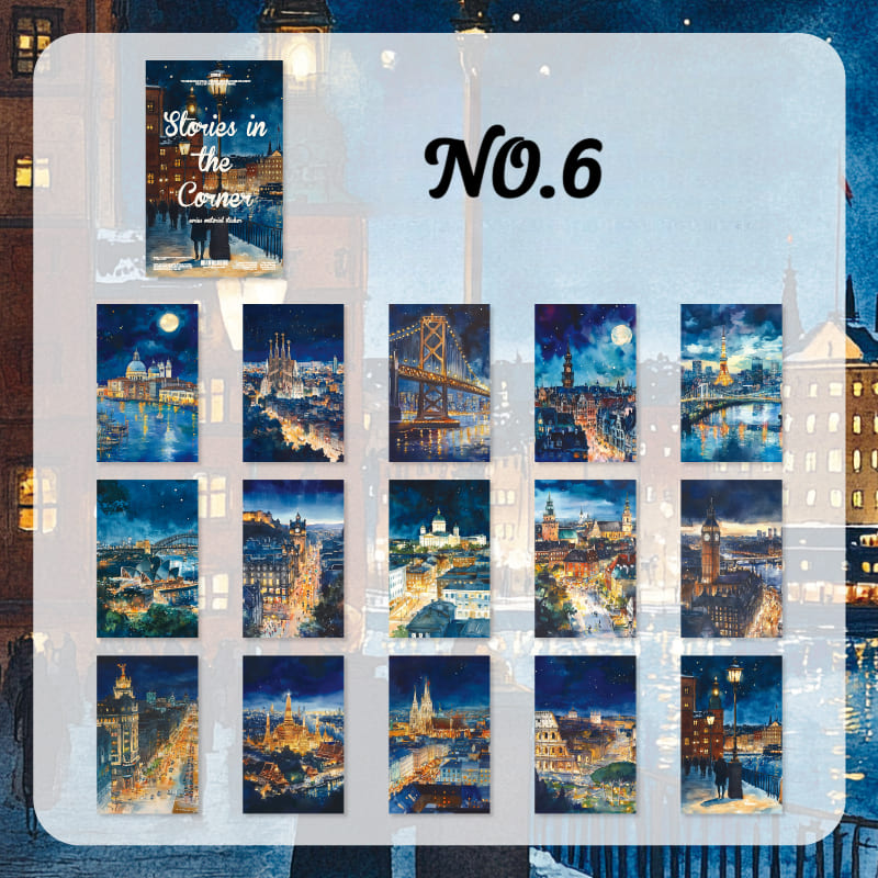 Urban Twilight Scenery Paper Pack