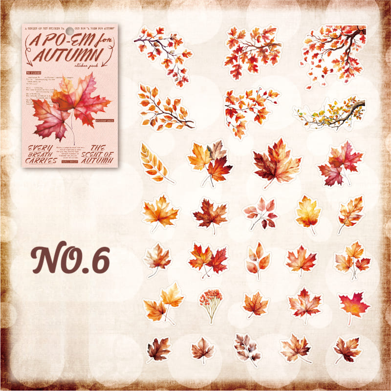 Autumn Days PET Sticker Pack