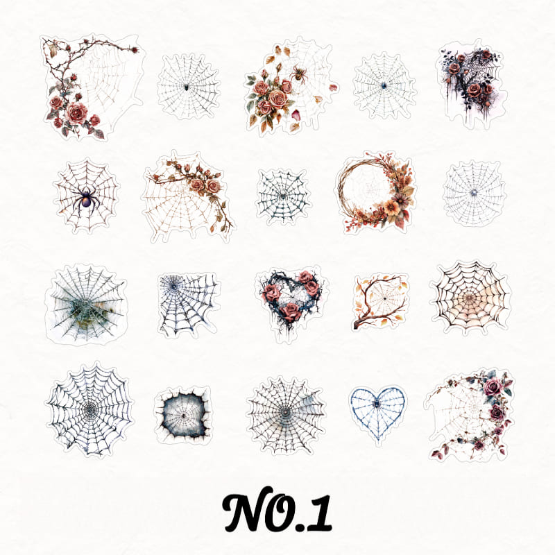 Dark Aesthetics PET Sticker Pack