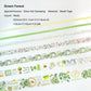 7PCS Flowers Series Washi Paper Tape