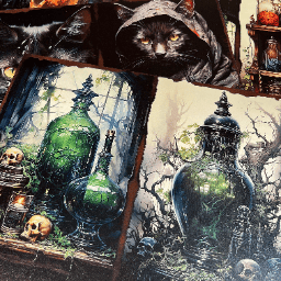 Magical Witch Scrapbook Paper