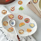 50PCS Chinese Cuisine Food Stickers