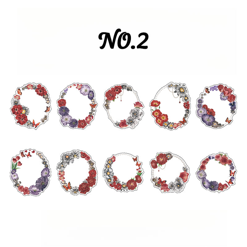 Floral Wreath Sticker Pack