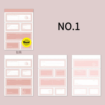 Bordered Sticky Note Pad