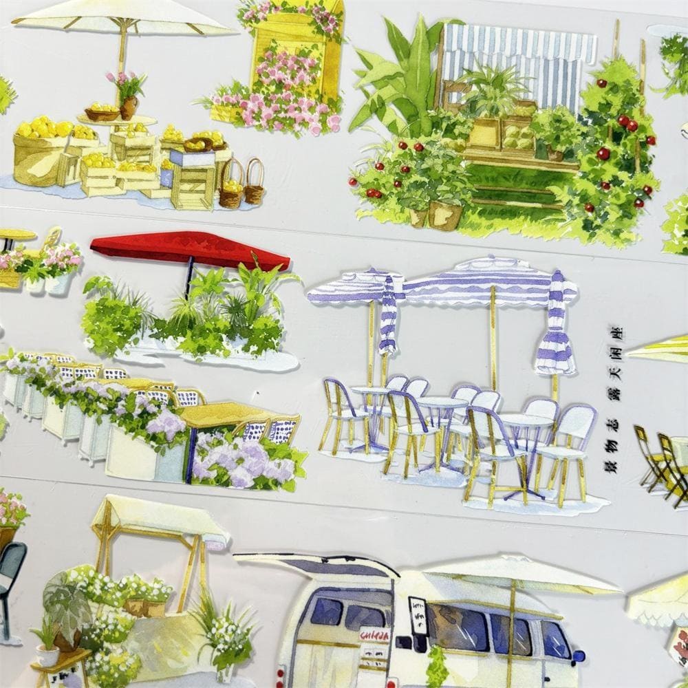 One Cycle Outdoor Relaxation Seat PET Tape