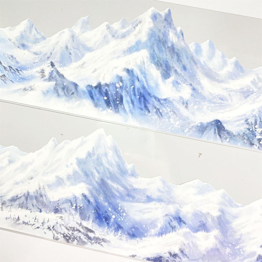 Snowy Mountain RangeOne Cycle  PET Tape