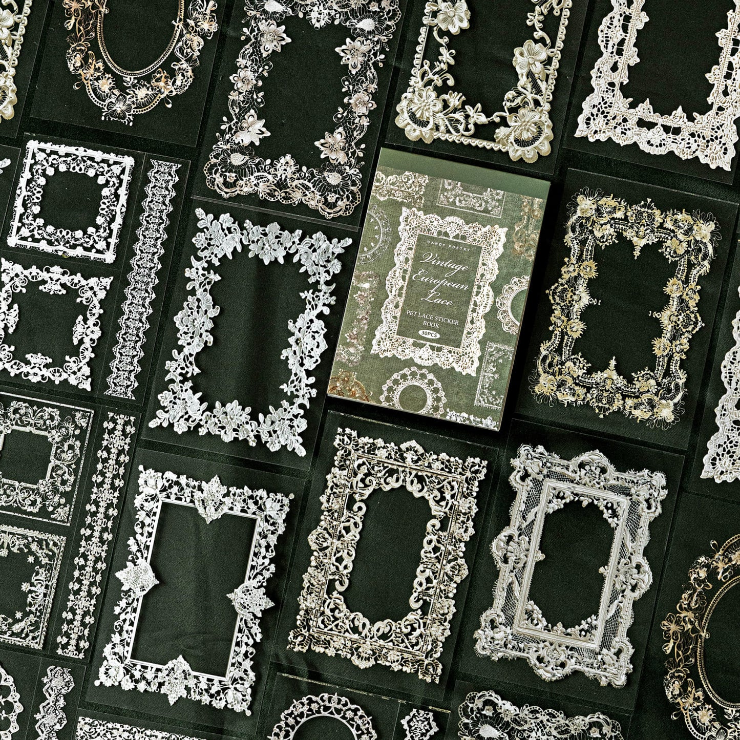 PET Lace Sticker Book