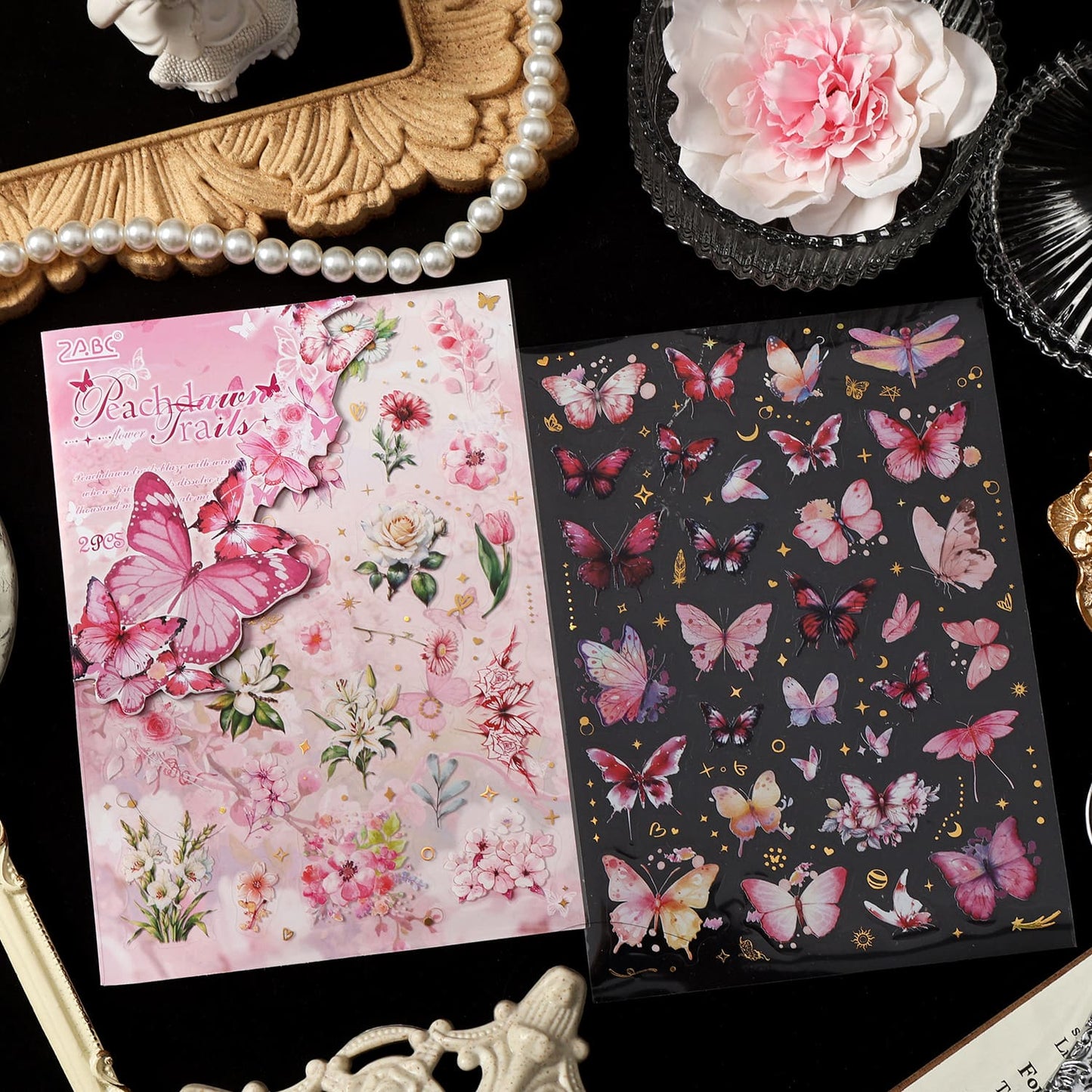 Florals & Butterflies PET Sticker Pack