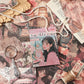 Vintage Character Scrapbook Paper