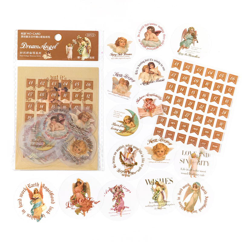 31-Day Date Stickers