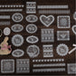 Lace Series PET Sticker Pack
