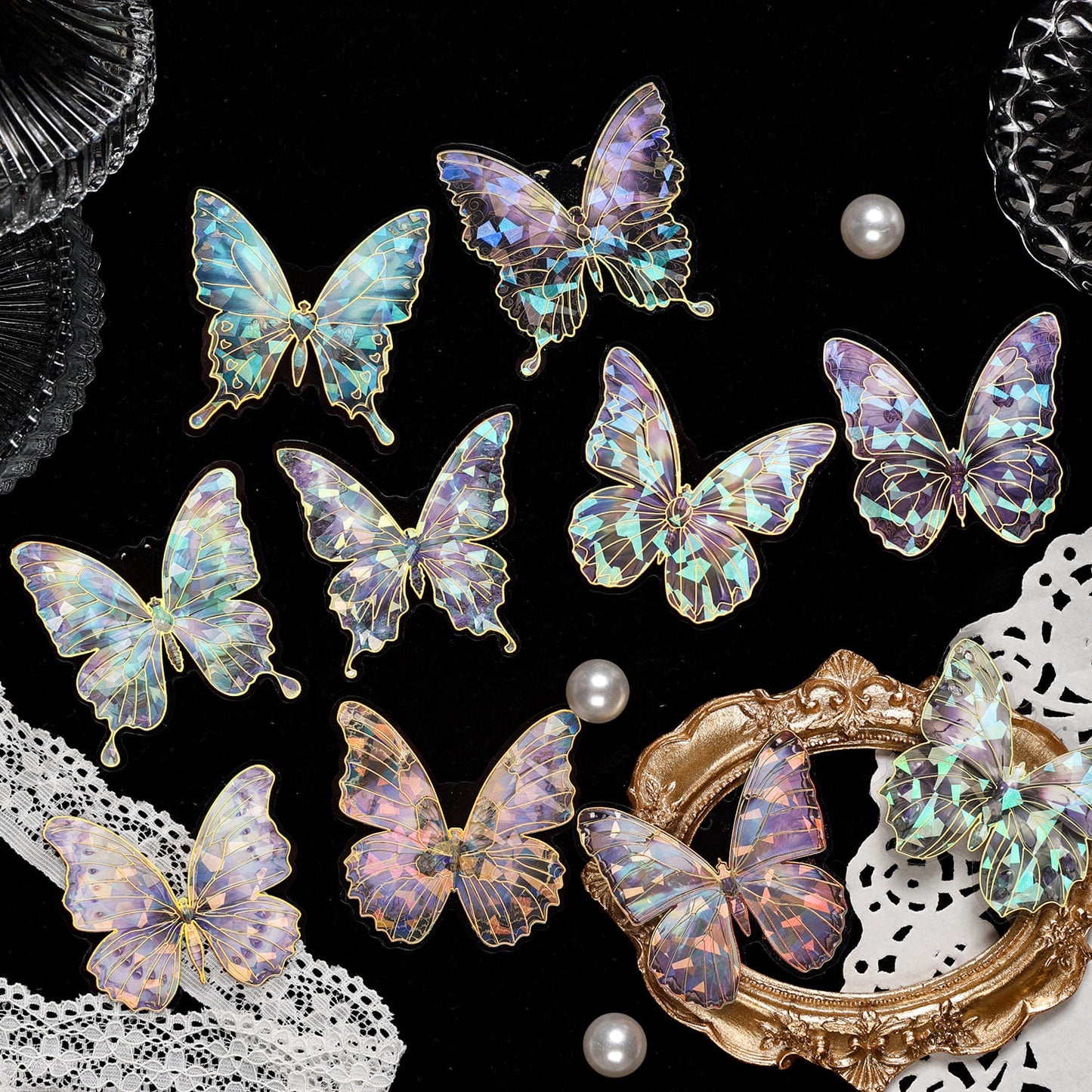 Butterfly PET Stickers
