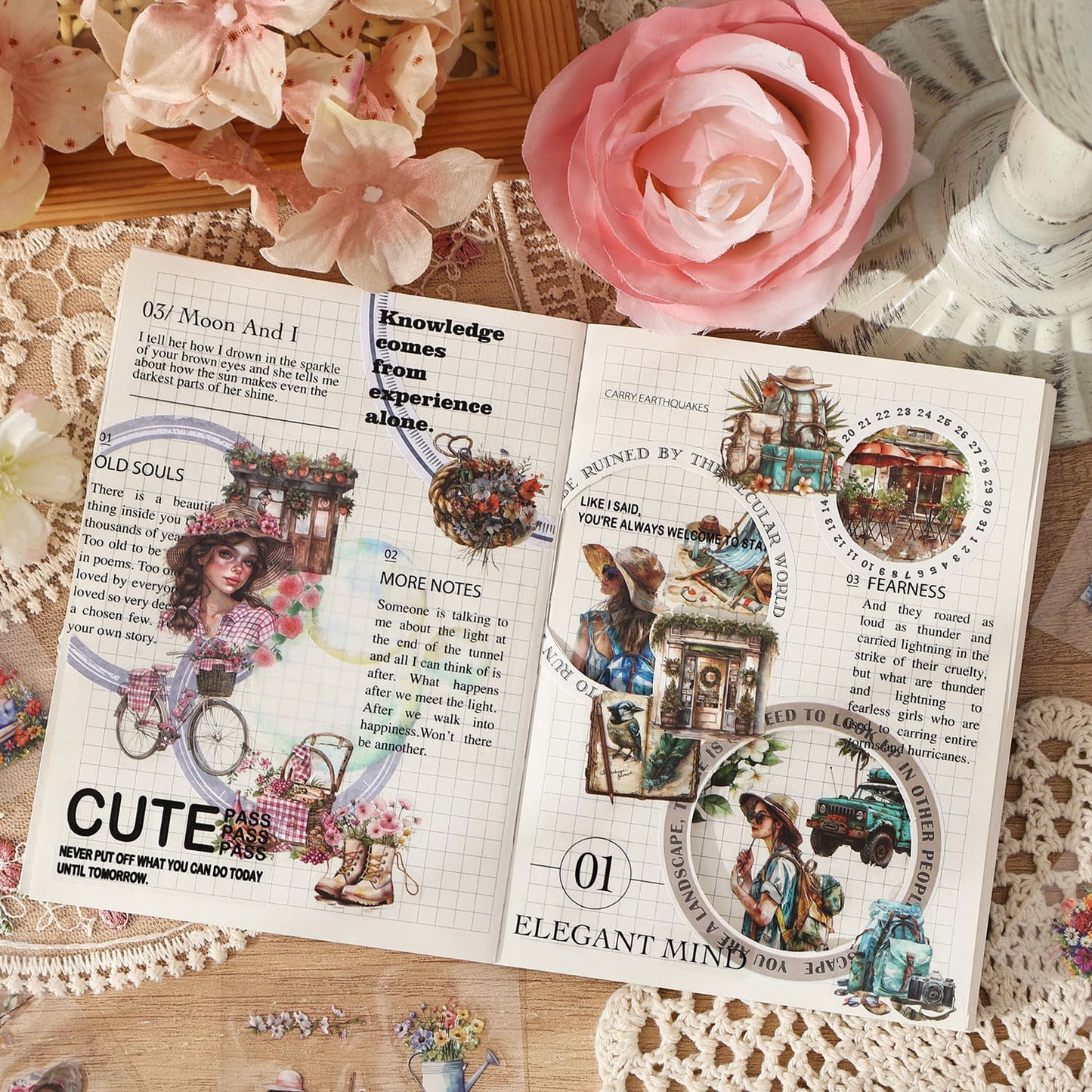 100-Piece PET Sticker Mega Pack