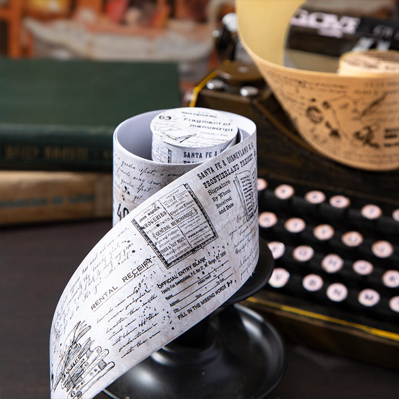 Vintage Manuscript Washi Tape