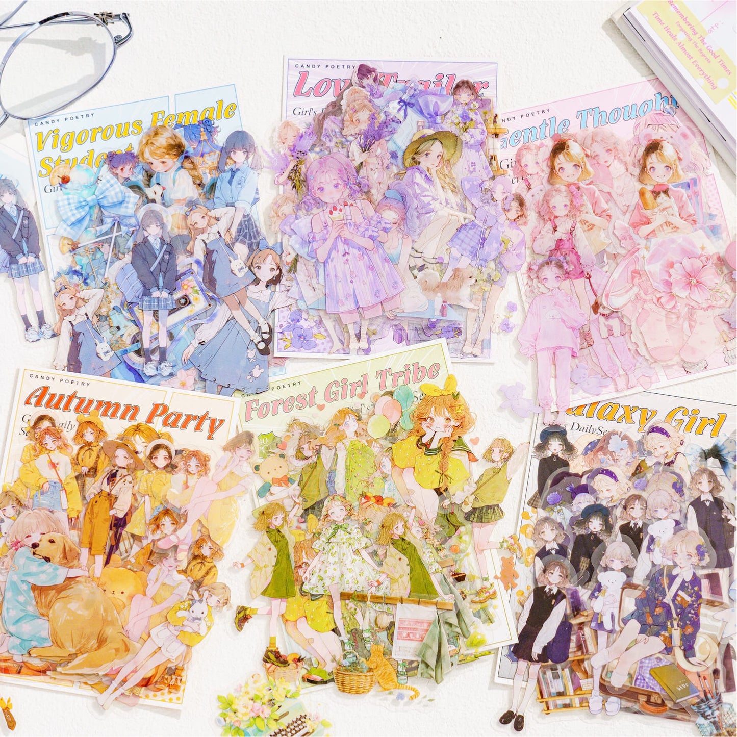 Daily Life for Girls Sticker Series