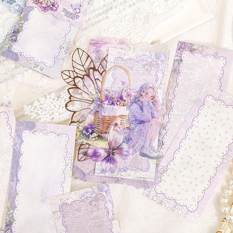 Lace Edge Memo Sheets - 30 PCS