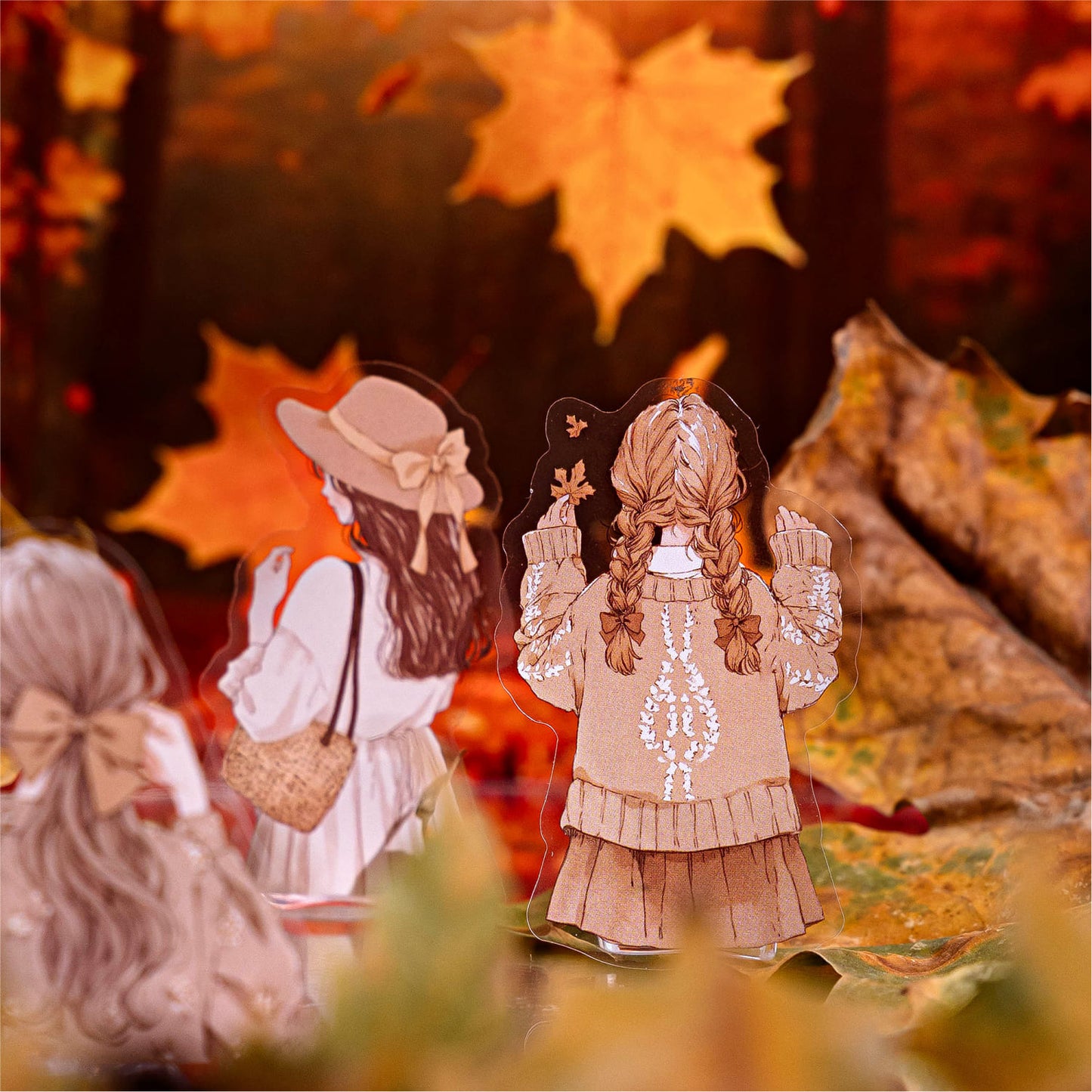 Backview Characters Sticker Pack