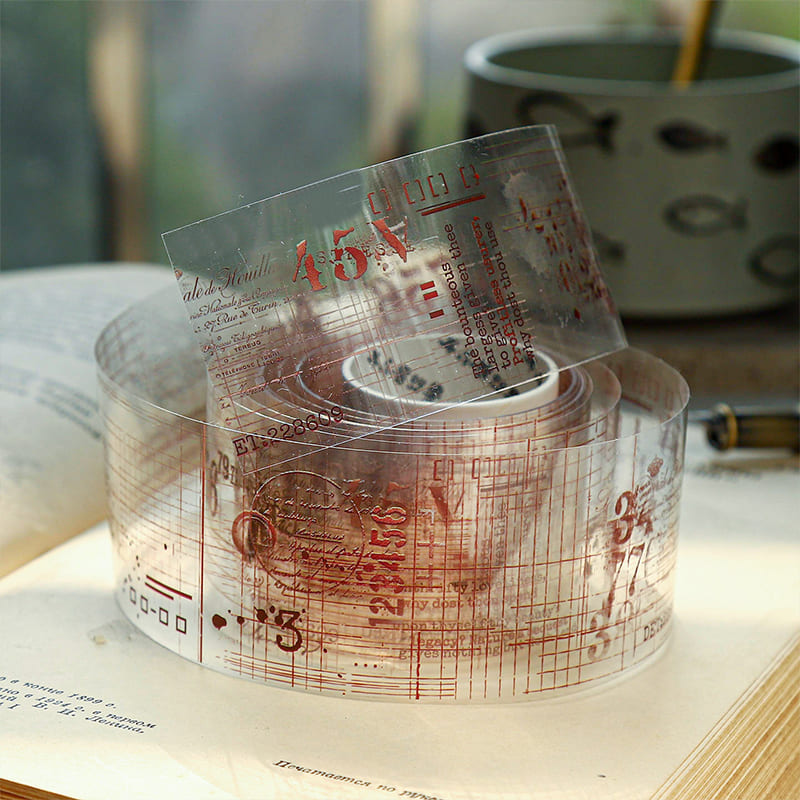 Mottled Ephemera Style PET Tape