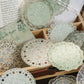 Hollow-Out Vintage Floral Paper