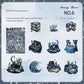 20PCS Scene Sticker Packs