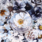 White Floral Stickers