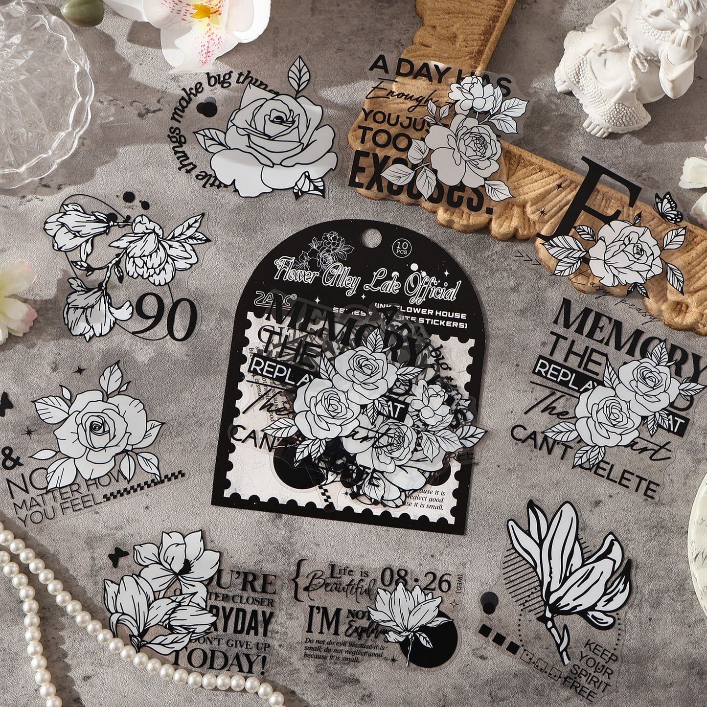 Ink Bloom Sticker Pack