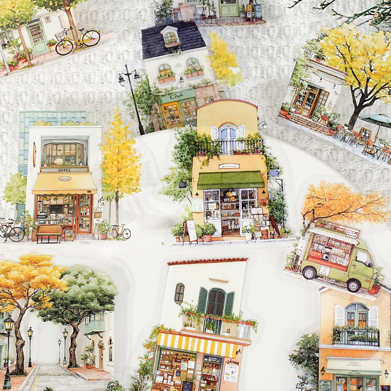 Vintage House Theme Stickers