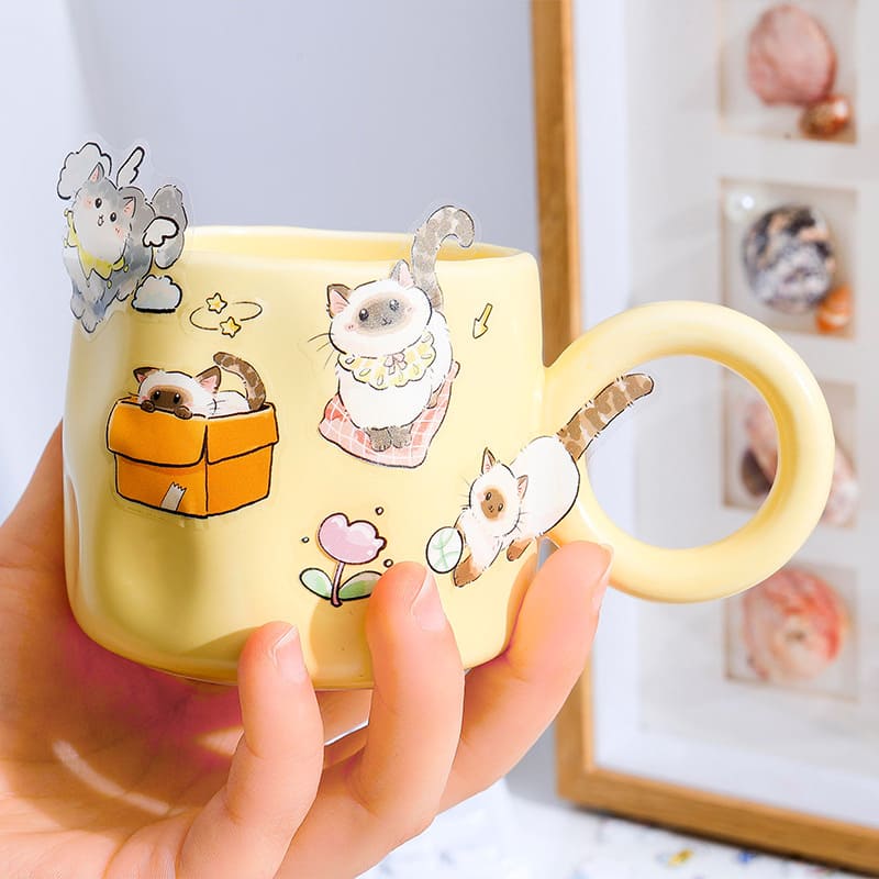 Playful Cat Planner Stickers