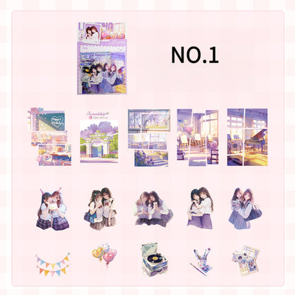 School Girl Theme Stickers