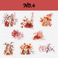 Autumn Winter Girl Character Stickers
