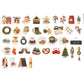 Cartoon Christmas Elements Stickers