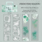2-Pack Floral Marble PET Tape Set