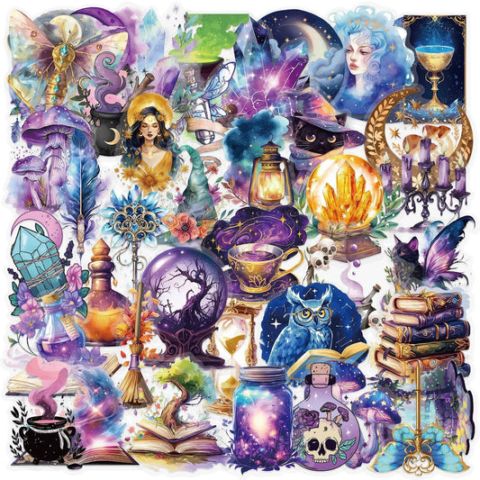 50PCS Magic Planet Sticker