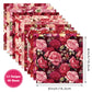 48PCS Rose  Scrapbook Paper