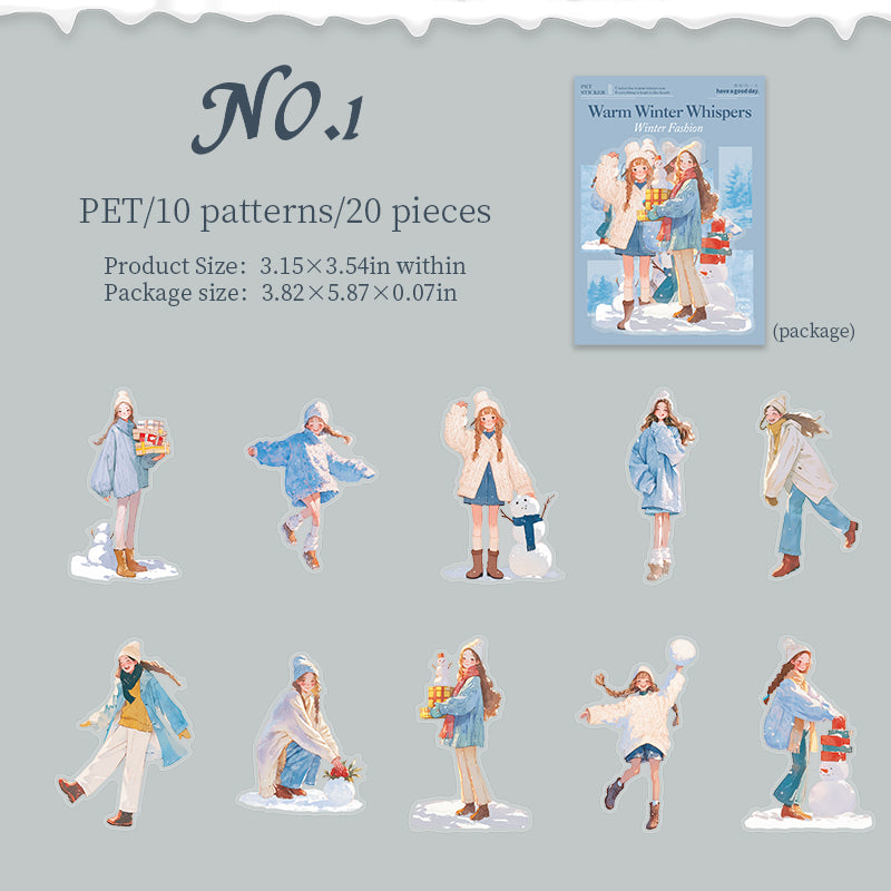 Winter Characters Sticker Pack
