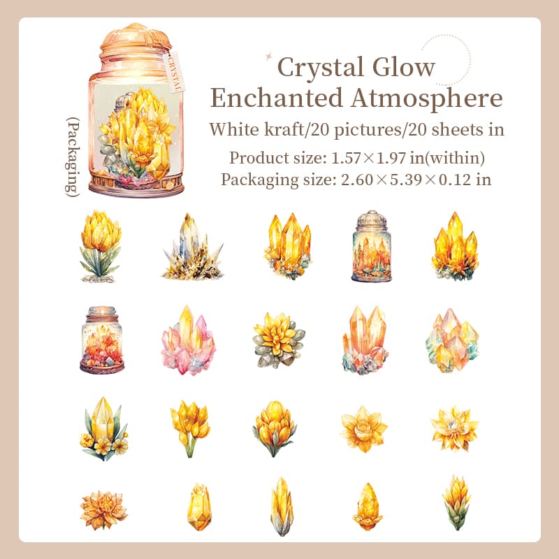 Crystal Theme Stickers