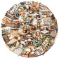 50PCS Vintage Coffee Sticker Pack