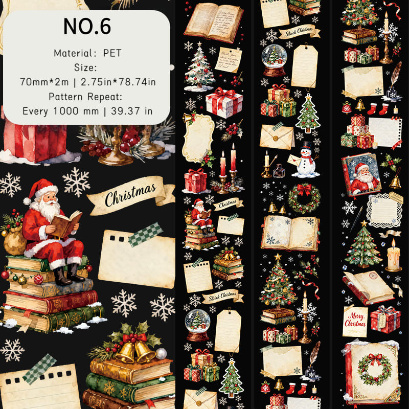 Christmas Series PET Tape