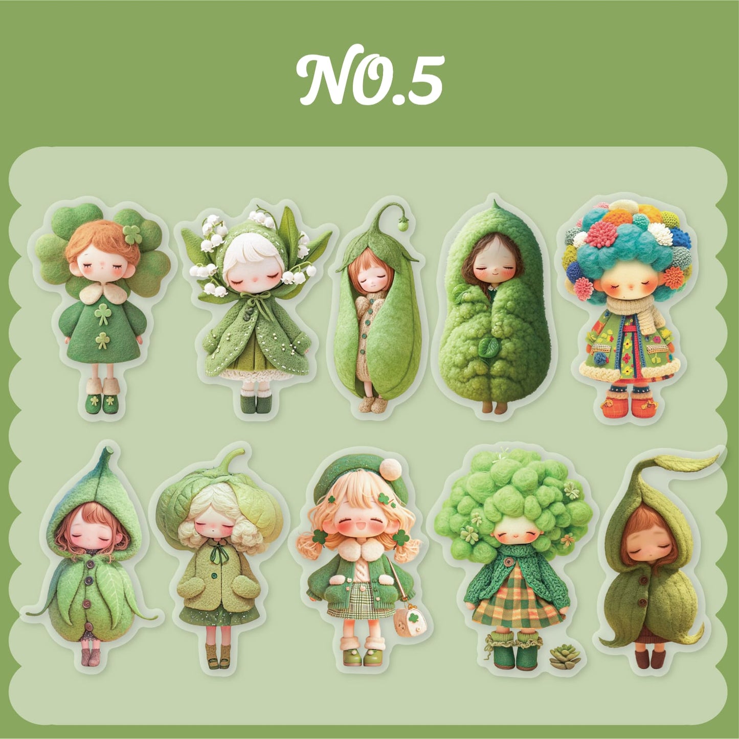 Cute Characters Sticker Pack