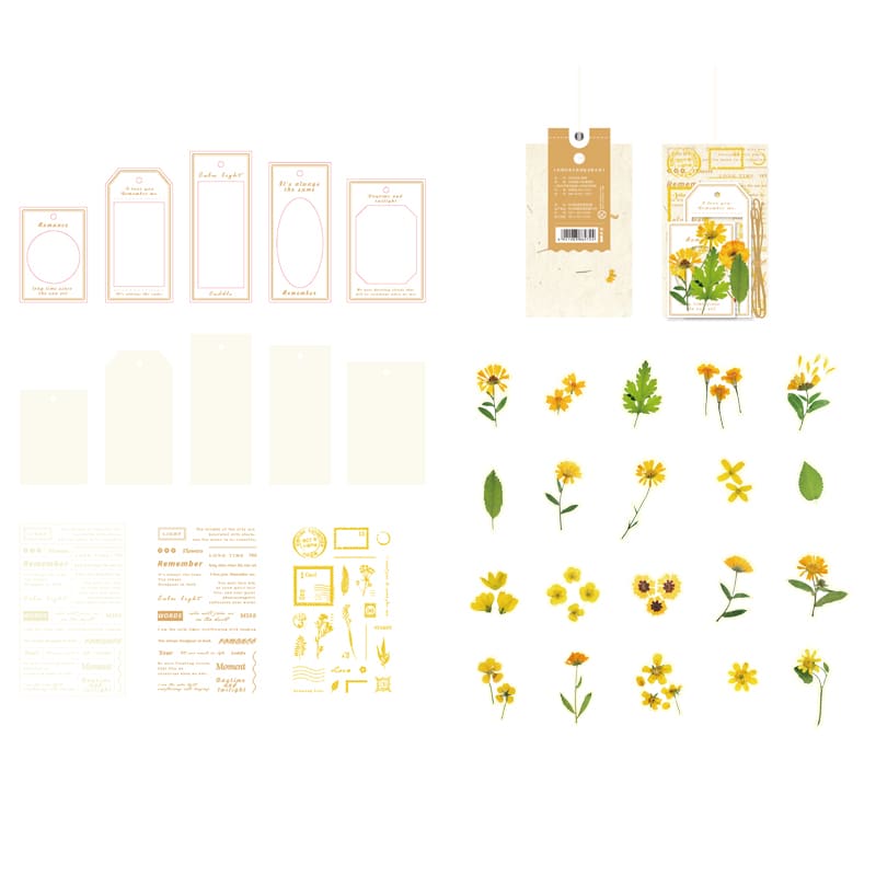 Floral  Scrapbook Kit