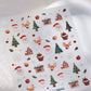 Christmas Theme Mini Decor Stickers