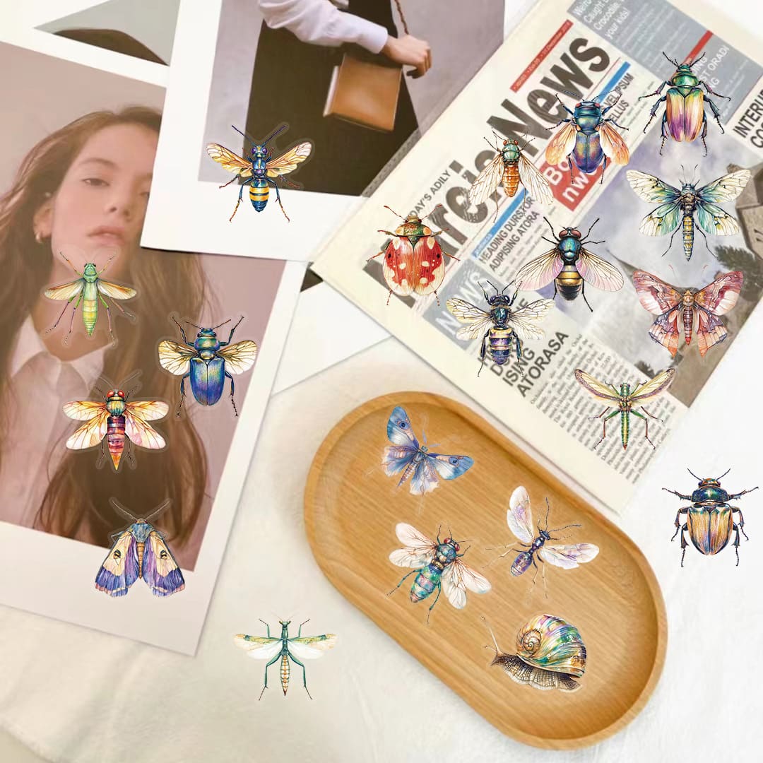 50PCS Insect Sticker Pack