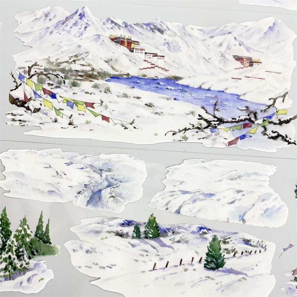 Snowy Landscape One Cycle PET Tape