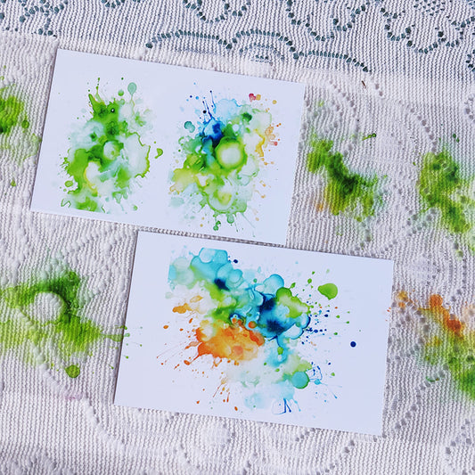 DIY craft project using gradient PET tape