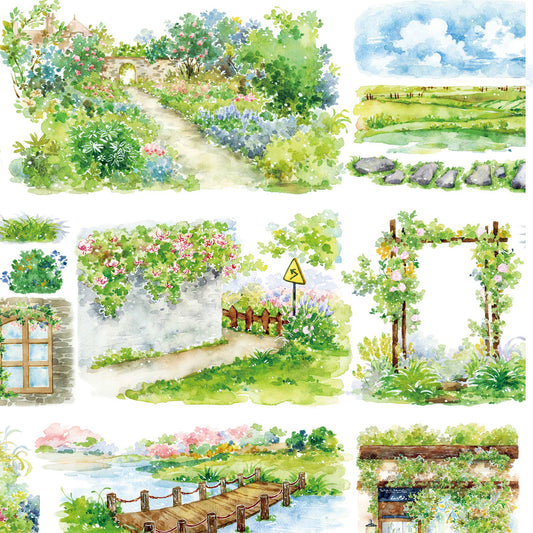 Garden Theme One Cycle PET Tape