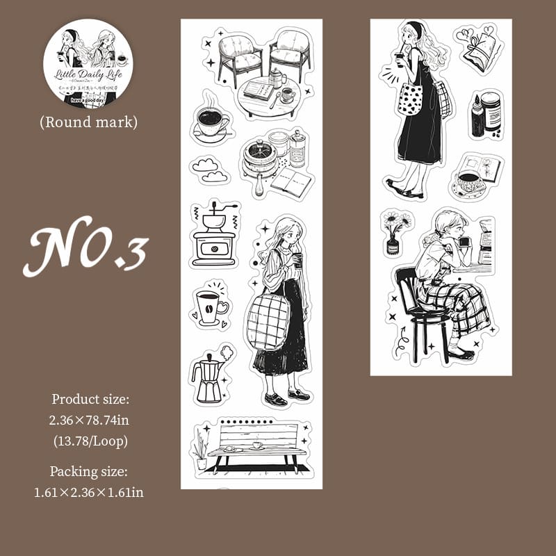 Coffee Break Die-Cut  Tape