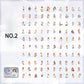 100PCS Character-Themed Stickers