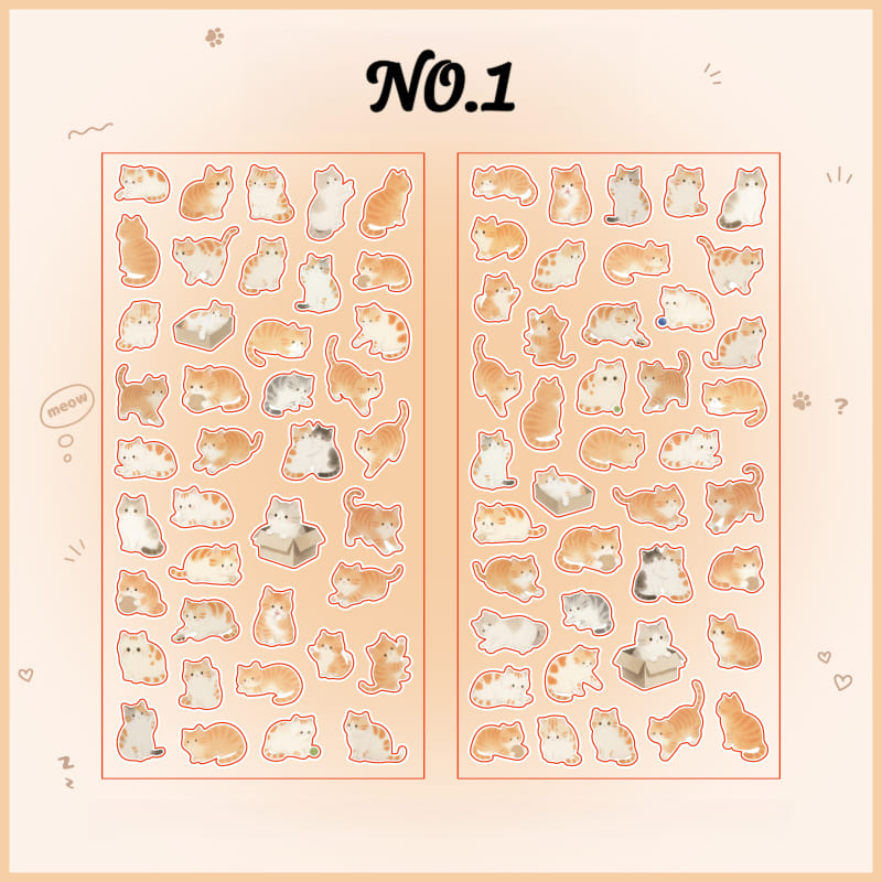 Kawaii Kitten Sticker